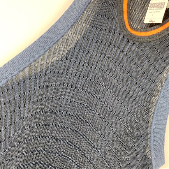 Alexander Wang Petrol navy Ribb Knit Tank dress S - Picture 3 of 7